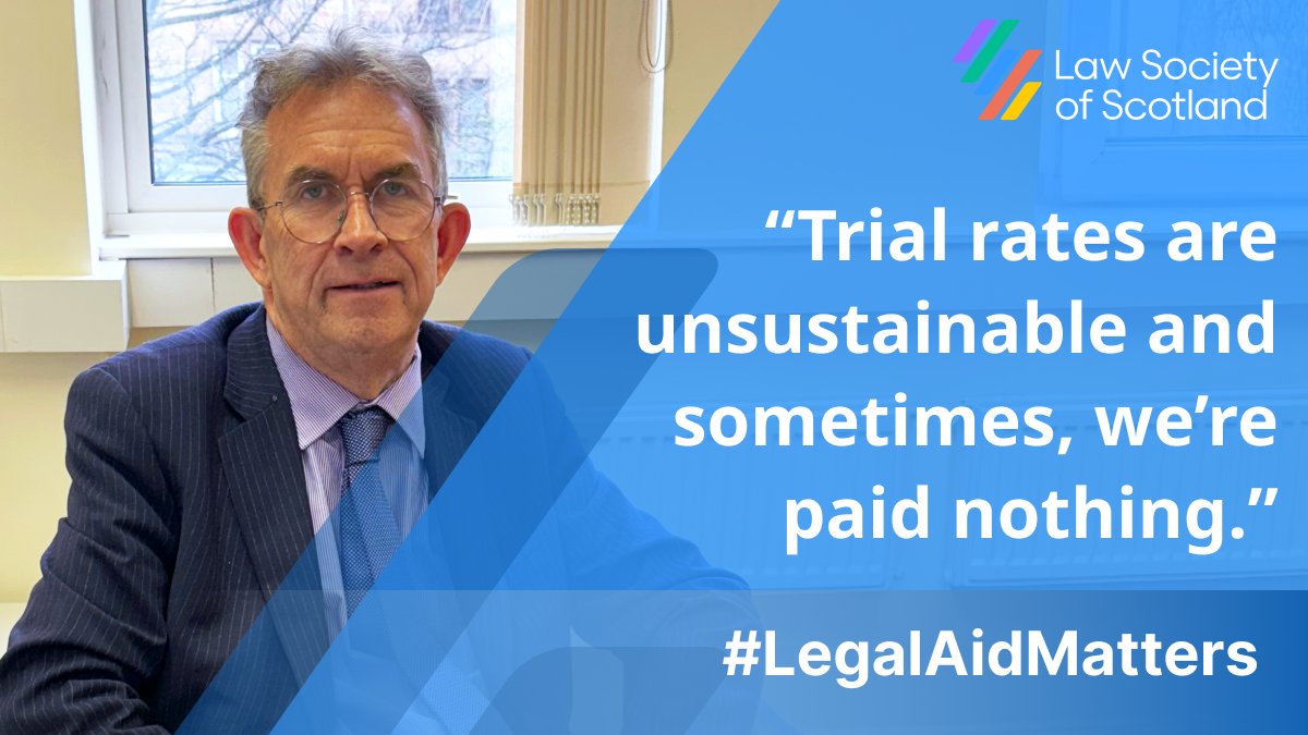 CASE STUDY - MARTIN MORROW

“I’ve stayed in this profession because I care, but we have no people or time. If I’m the last one standing, I can only do so much.”

Scotland’s legal aid system is dying. Help us save it: bit.ly/4jQybqp

#LegalAidMatters
