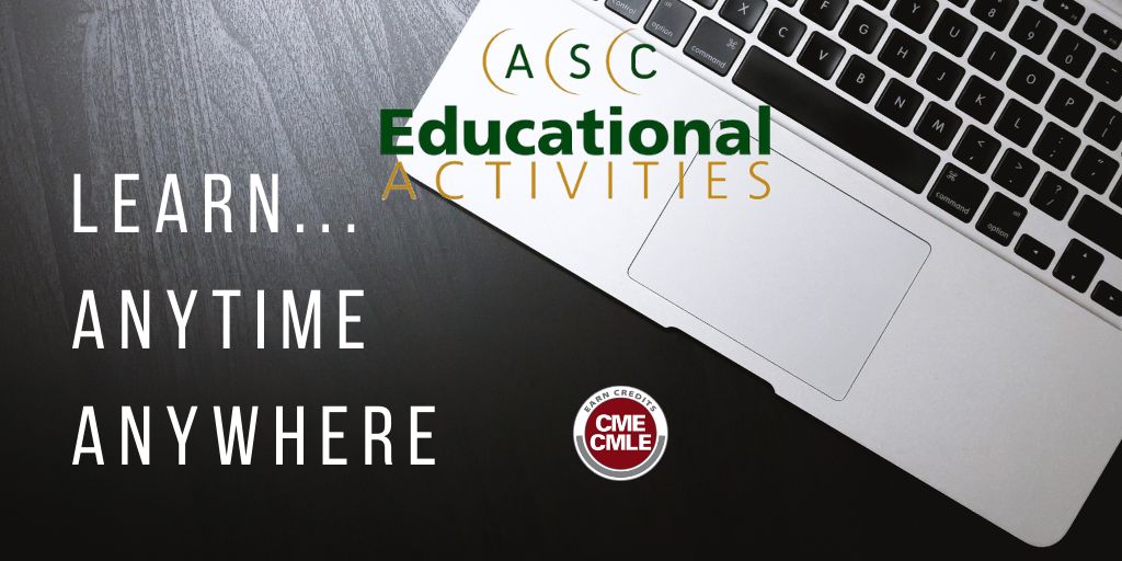 Earn CME/CMLE Credits with ASC Educational Activities, Anytime Anywhere
buff.ly/3Cs4USU
#cytology #cytopath #cyto