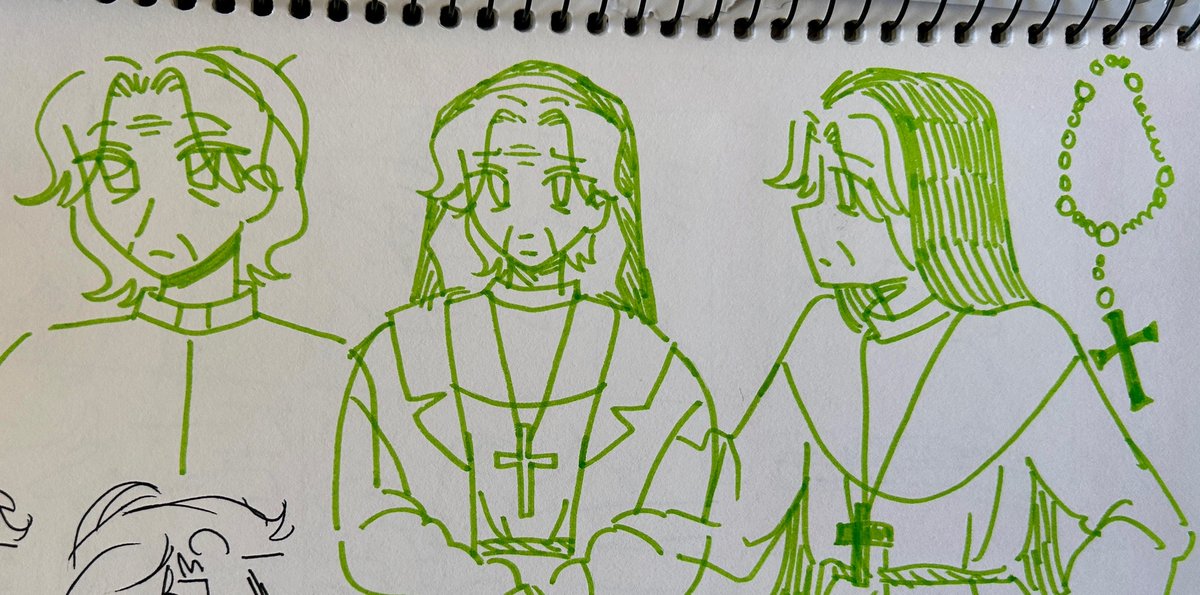 conkingmyclave's tweet image. collection of my nunclave doodles