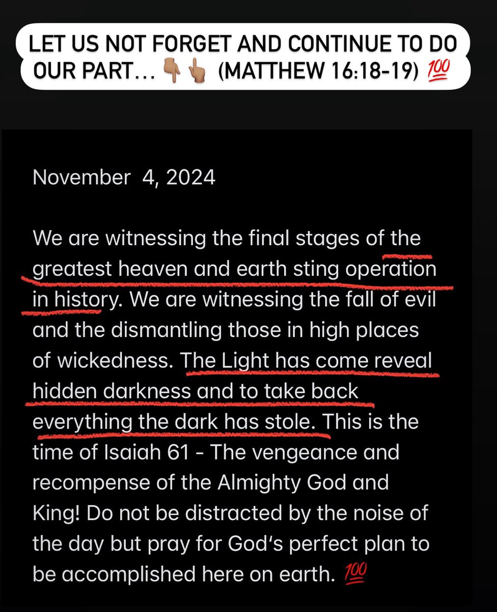 SaltNLight2024's tweet photo. Let’s GOOOO… # # #50 🎺🥳

Hallelujah to the King!👆🏽

#Covenant #God #KingJesus #King #Lord #MostHighGod #Salt #Light #RedCardinal #Cardinal #Reset #Jubilee #Rebirth #Harvest #NewDay #New #NewBegennings #Victory #Faith #Family #HolySpirit #Freedom #Free #1717 #89 #711 #Ararat #Ark #Restoration #AllThings #Spoils #Rewards #Christmas #MerryChristmas
@PapiTrumpo @PeteHegseth @DanScavino @realDonaldTrump 
#Gold #Silver