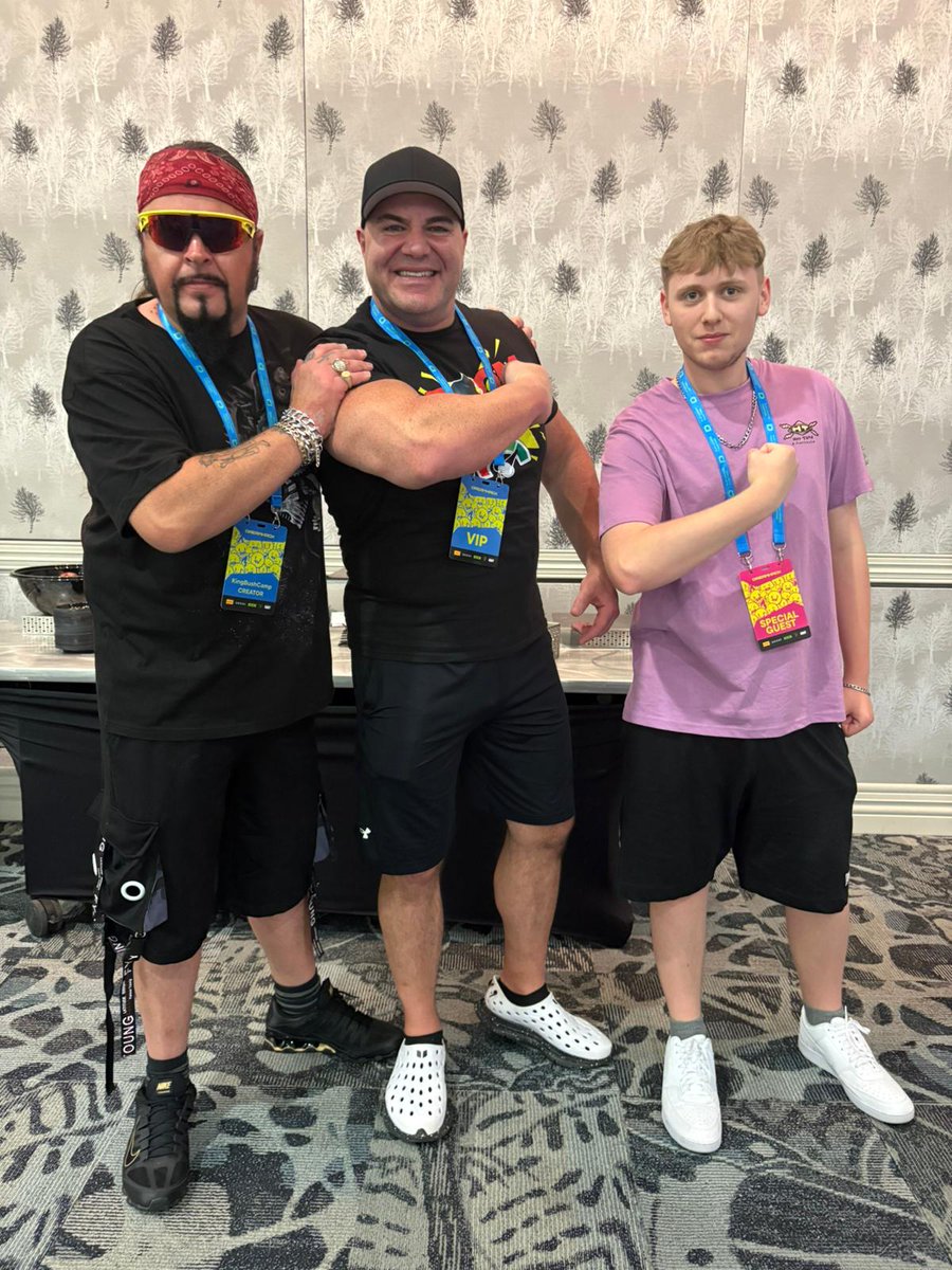 QueenBushCamp 👑 🔜DREAMHACK (@queenbushcamp) on Twitter photo <a href="/ajbefumo/">A.J. & Big Justice</a> Hey 👋 my son and <a href="/kingbushcamp/">KingBushCamp</a> was super stoked to meet you in the creator lounge at <a href="/DreamHackNA/">DreamHack North America</a>, He said you definitely get a 5 on the BOOM meter for this one. 💪
<a href="/DreamHackNA/">DreamHack North America</a>
<a href="/ajbefumo/">A.J. & Big Justice</a>
<a href="/KickStreaming/">Kick</a>
<a href="/KickCommunity/">Kick Community</a>
<a href="/Svntvmvriv/">Santamaria</a>
<a href="/KickRetweetz/">KickRetweetz</a>
<a href="/KickReposts/">Kick Reposts</a> <a href="/ajbefumo/">A.J. & Big Justice</a> Hey 👋 my son and <a href="/kingbushcamp/">KingBushCamp</a> was super stoked to meet you in the creator lounge at <a href="/DreamHackNA/">DreamHack North America</a>, He said you definitely get a 5 on the BOOM meter for this one. 💪
<a href="/DreamHackNA/">DreamHack North America</a>
<a href="/ajbefumo/">A.J. & Big Justice</a>
<a href="/KickStreaming/">Kick</a>
<a href="/KickCommunity/">Kick Community</a>
<a href="/Svntvmvriv/">Santamaria</a>
<a href="/KickRetweetz/">KickRetweetz</a>
<a href="/KickReposts/">Kick Reposts</a>
