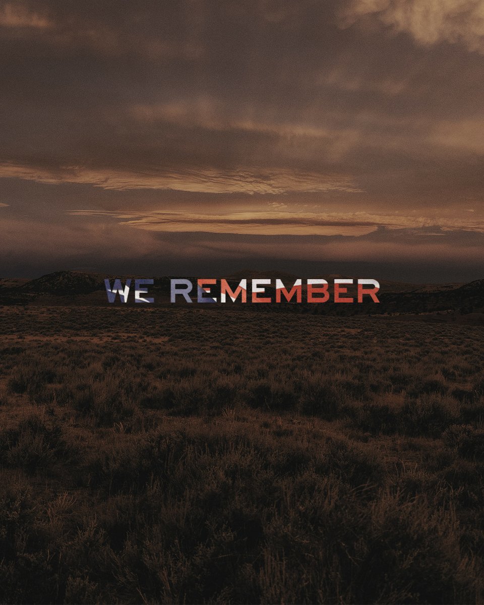 The sun dips low, casting gold on the land they died to protect.