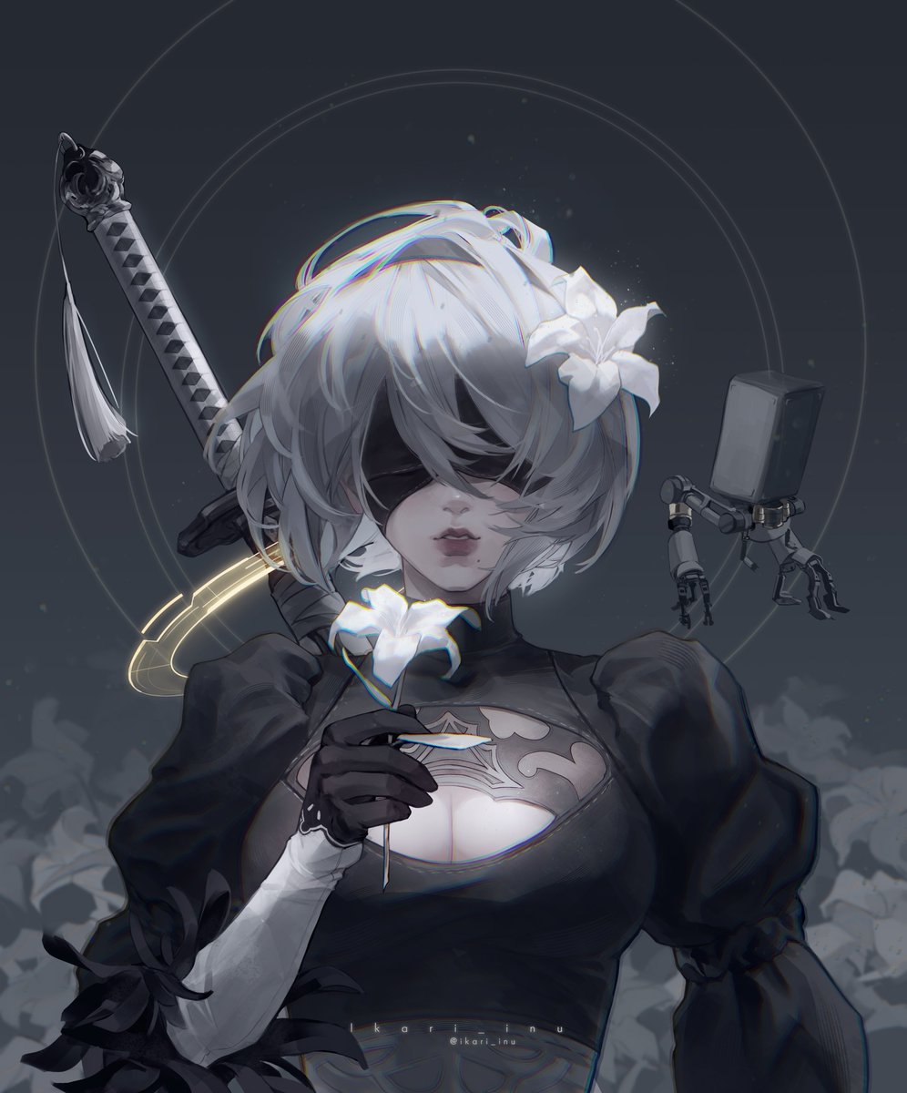 ikari_inu's tweet photo. Incredible beauty 🤍💅
#NieRAutomata #2B https://t.co/93LgisRBvf