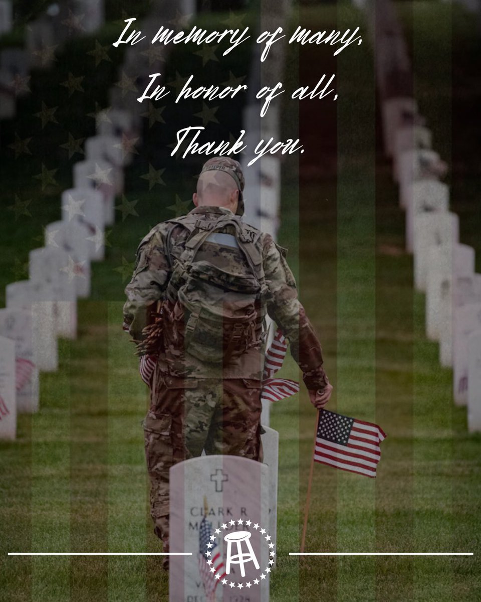 Today we honor every service member who gave us the ultimate sacrifice 🇺🇸