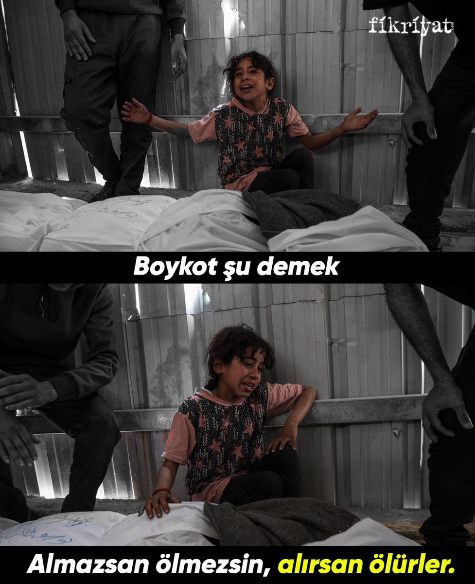 fikriyatcom's tweet photo. Boykot şu demek: Almazsan ölmezsin, alırsan ölürler. https://t.co/qVSfIt104J