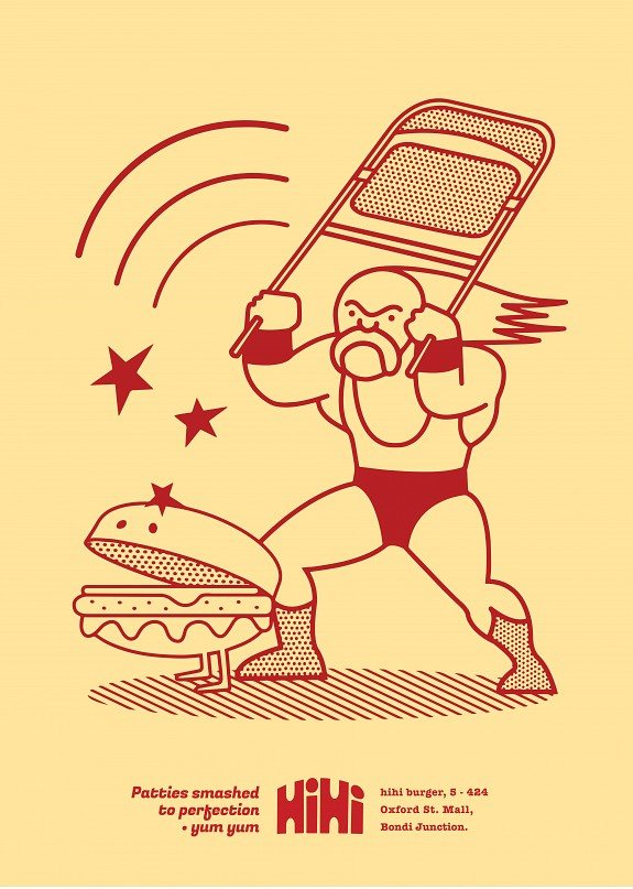 Most creative ads from last week and beyond:

1. Hihi Smashed Burgers