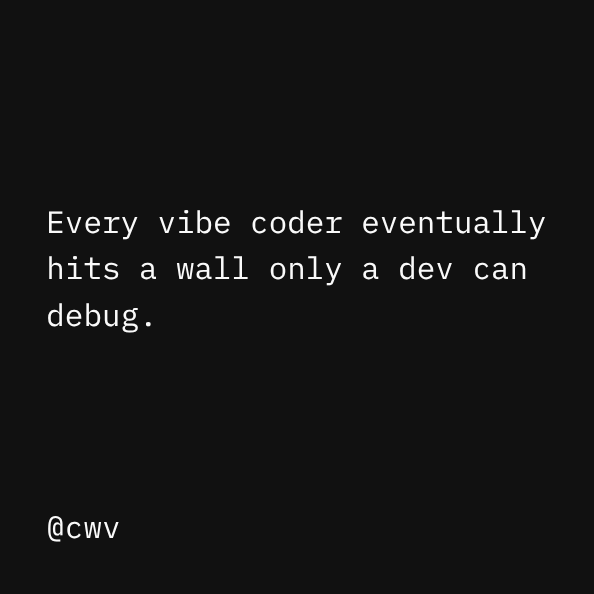 codewithvoid's tweet image. developers, agree?