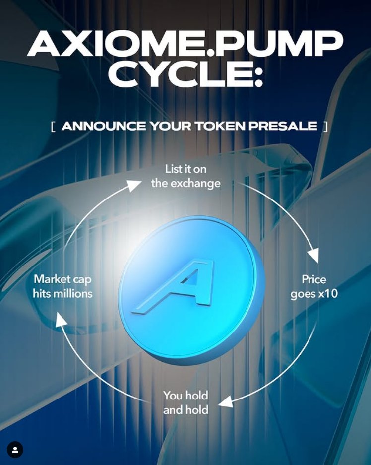 Axiome (@axiome_pro) on Twitter photo π¨ THE AXIOME.PUMP CYCLE π¨
π₯ Ready to launch your token? Hereβs how the magic happens with Axiome:
1οΈβ£ Announce your presale π
2οΈβ£ List it on the exchange π
3οΈβ£ Price goes x10 π₯
4οΈβ£ You hold and hold π§
5οΈβ£ Market cap hits MILLIONS π°
6οΈβ£ π Repeat. Scale. Dominate.
This is not π¨ THE AXIOME.PUMP CYCLE π¨
π₯ Ready to launch your token? Hereβs how the magic happens with Axiome:
1οΈβ£ Announce your presale π
2οΈβ£ List it on the exchange π
3οΈβ£ Price goes x10 π₯
4οΈβ£ You hold and hold π§
5οΈβ£ Market cap hits MILLIONS π°
6οΈβ£ π Repeat. Scale. Dominate.
This is not