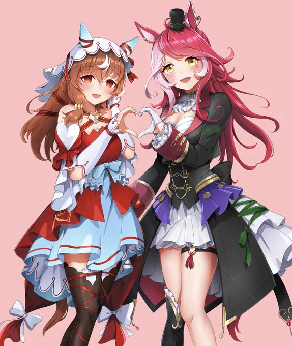 今回は2着目もイラストデザイン担当させて頂きました!表面はフラスタでも使って頂きましたスティルインラブとラヴズオンリーユーのコラボイラストです!#ウマ娘6th 