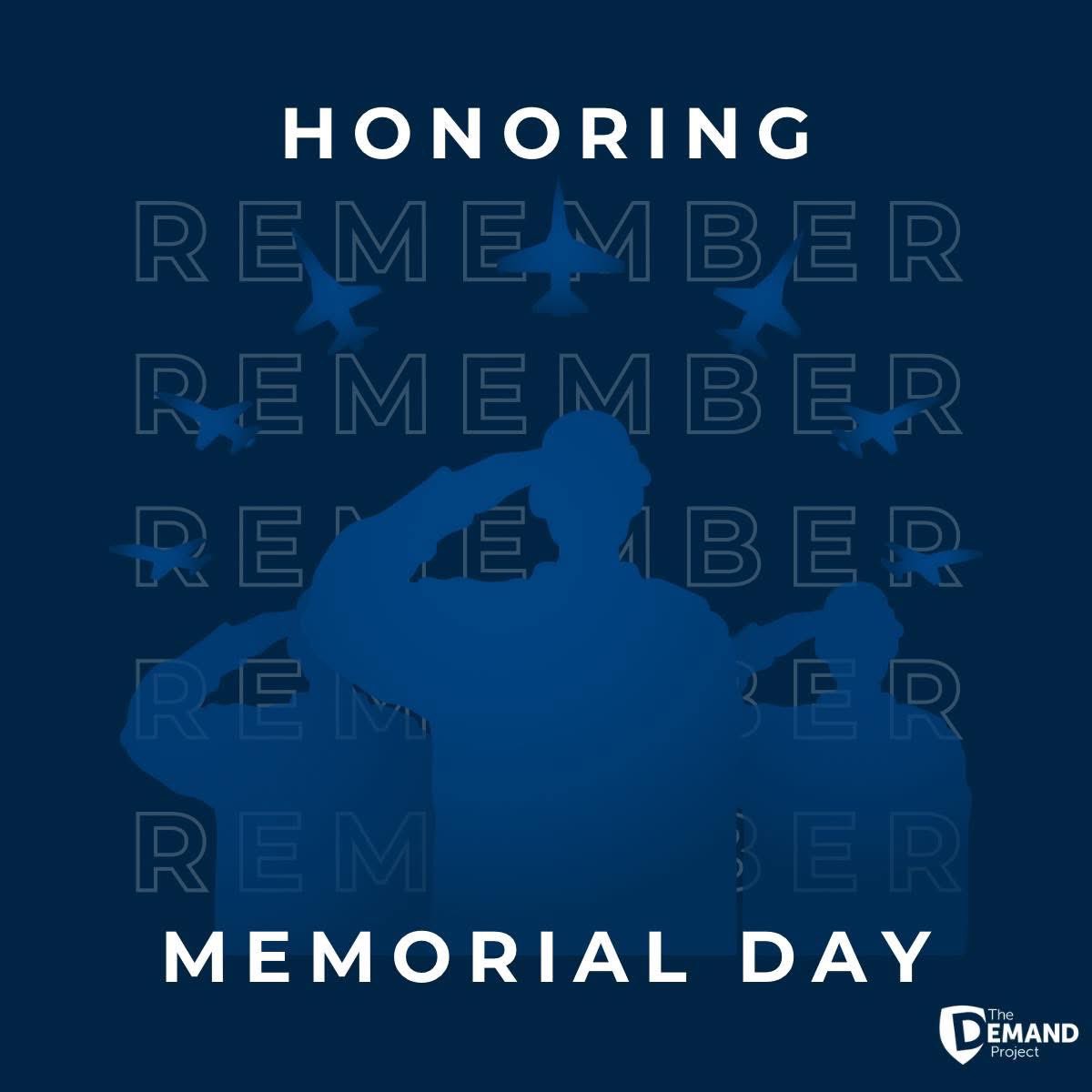 DemandProjectOK's tweet image. 🇺🇸 This Memorial Day, we honor the brave men &amp;amp; women who gave their lives in service to our country. 

Their sacrifice protects the freedoms we hold dear, including the freedom to fight for those who cannot fight for themselves.

#MemorialDay #HonorTheFallen #TheDemandProject