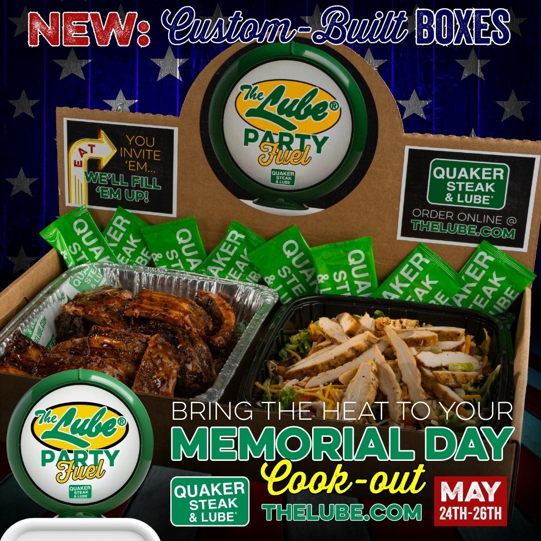 Leave the cooking to us this Memorial Day! Bring a Custom-Built Box to your cookout, packed with your favorite protein &amp; shareable munchie!

Get it delivered: ow.ly/gvU350VXMxA