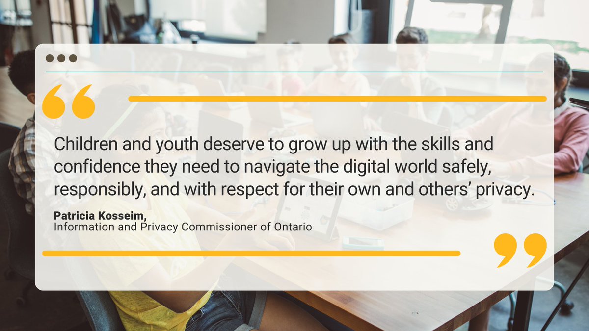 Kids are spending more time online than ever and they deserve to learn the skills to navigate digital spaces safely and responsibly. We offer free resources to help teachers, parents, and students build digital literacy and protect privacy. Learn more: ow.ly/mxR450VYMkU