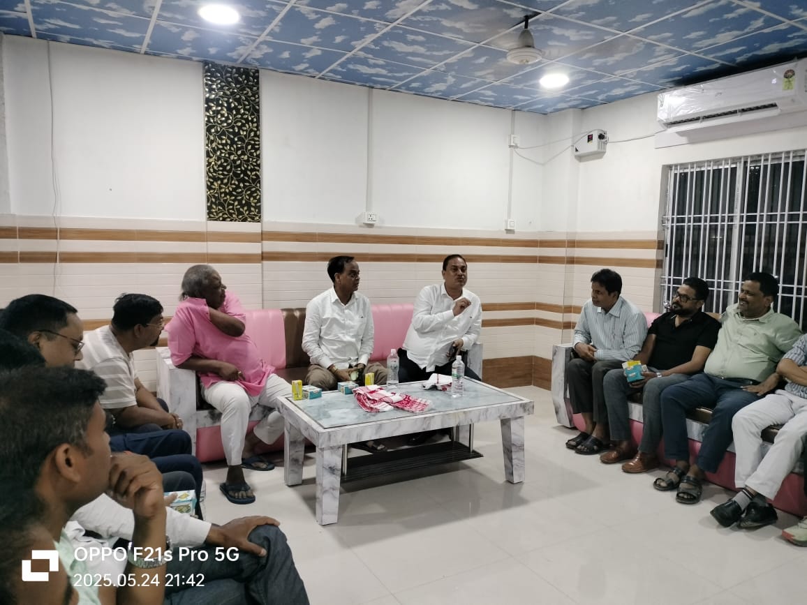 "In a bid to foster development,
I engaged in a productive meeting with prominent business figures from Hojai constituency. 

Together, we deliberated on challenges and opportunities, charting a path for inclusive growth. The esteemed presence of Shri Kamakhya Prasad Tasa ji, MP