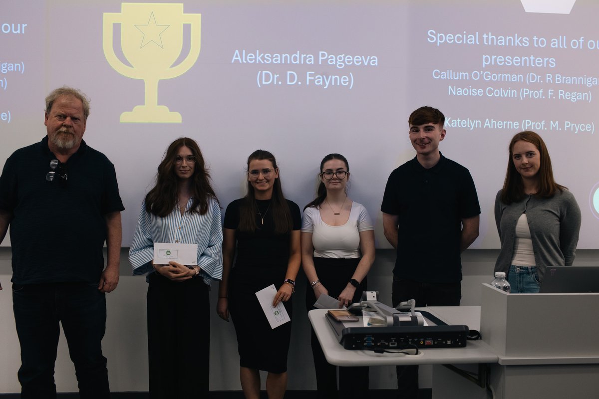 PGAC DCU (Postgraduate Association of Chemistry) (@pgac_dcu) on Twitter photo Huge congratulations to all of our award winners for their brilliant presentations at Chemistry Day!🏆 Your contributions were truly impressive and inspiring. Keep up the great work! #ChemistryDay #DCUChemistry
<a href="/DCUChemistry/">DCU School of Chemical Sciences</a> Huge congratulations to all of our award winners for their brilliant presentations at Chemistry Day!🏆 Your contributions were truly impressive and inspiring. Keep up the great work! #ChemistryDay #DCUChemistry
<a href="/DCUChemistry/">DCU School of Chemical Sciences</a>
