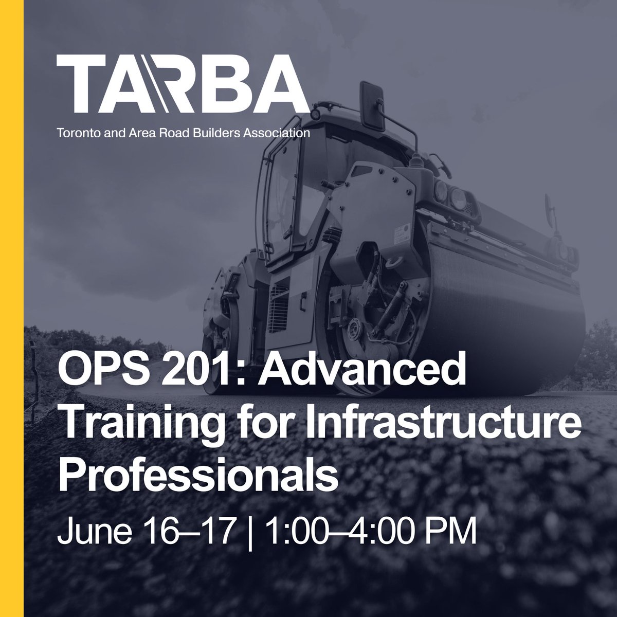 TARBA_CA's tweet image. Join the @MEA_Ontario for a webinar designed for professionals working with #OPS in municipal and provincial #infrastructure projects.
📅 June 16–17, 1:00–4:00 PM
✅ Eligible for 6 CPD hours
Register now: municipalengineers.on.ca/events/ops-201…
#ProfessionalDevelopment #Construction #Ontario