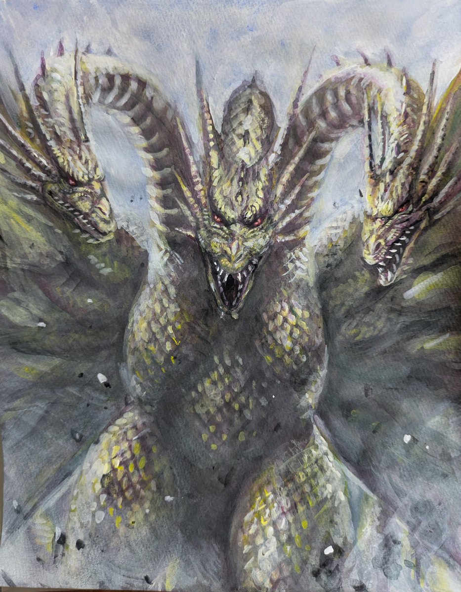 100MegaGNA's tweet image. 一番くじで話題になったのでVS版ギドラ