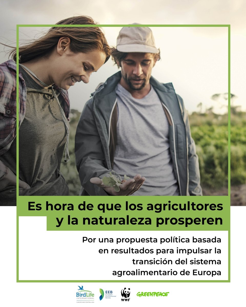 🌿La política agraria de la UE no funciona. Está fallando a los agricultores, a la ciudadanía y al planeta.
Es hora de cambiarla. Exigimos una nueva política valiente que apoye a quienes alimentan al mundo sin destruir la naturaleza 👩‍🌾🐝

+info👇
birdlife.org/wp-content/upl…