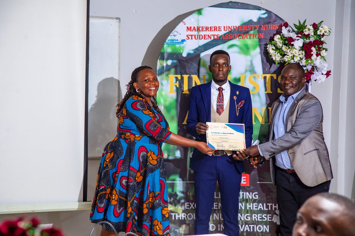 MWINE TWEBA (@bryn_tumwebaze) on Twitter photo Over the weekend,i handed over office as the chairperson <a href="/MUNSA_makerere/">Makerere University Nursing Students' Association</a> to Mr.Nabende Alozious at the Munsa finalists' and alumni dinner that was held at <a href="/ug_eliana/">HotelElianaUg</a> .
I am grateful for the chance to serve this association,happy for the leadership growth through the challenges. Over the weekend,i handed over office as the chairperson <a href="/MUNSA_makerere/">Makerere University Nursing Students' Association</a> to Mr.Nabende Alozious at the Munsa finalists' and alumni dinner that was held at <a href="/ug_eliana/">HotelElianaUg</a> .
I am grateful for the chance to serve this association,happy for the leadership growth through the challenges.