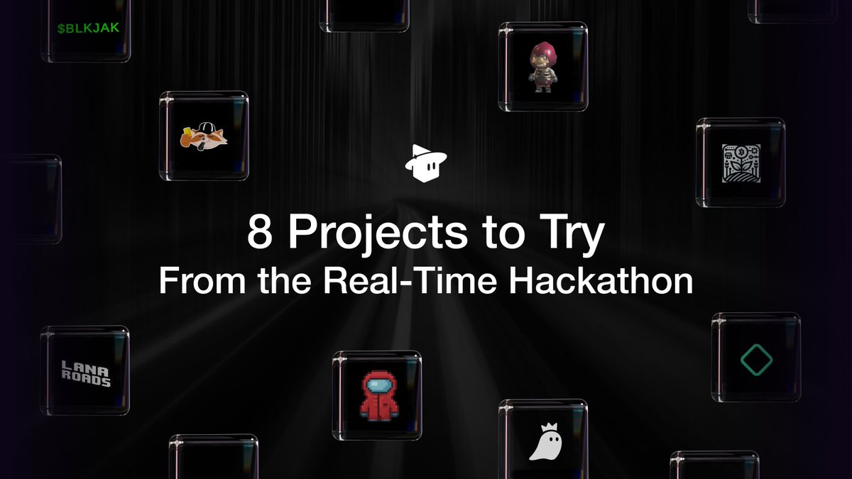 The Real-Time Hackathon wrapped up recently.

🧙‍♂️ 52 projects submitted
✨ 1 Goal: real-time games and apps on @Solana powered by MagicBlock
🏆 Awards announcement coming soon

Here are 8 projects to try before the winners are announced 👇