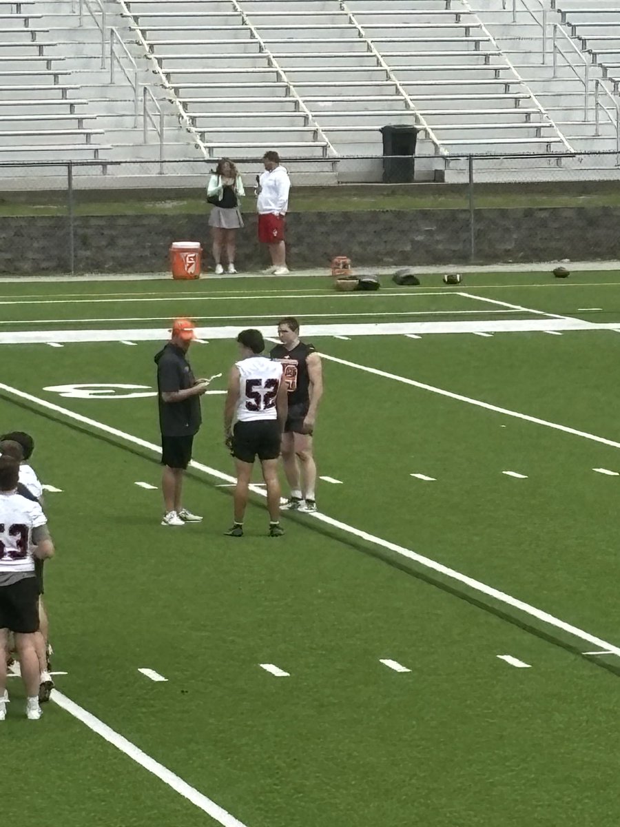 Had a great time <a href="/Gtown_Football/">Georgetown College Football</a> camp.  Thank you <a href="/JohnPerin/">John Perin</a> and <a href="/CoachDGage/">Coach Gage</a> for having me!