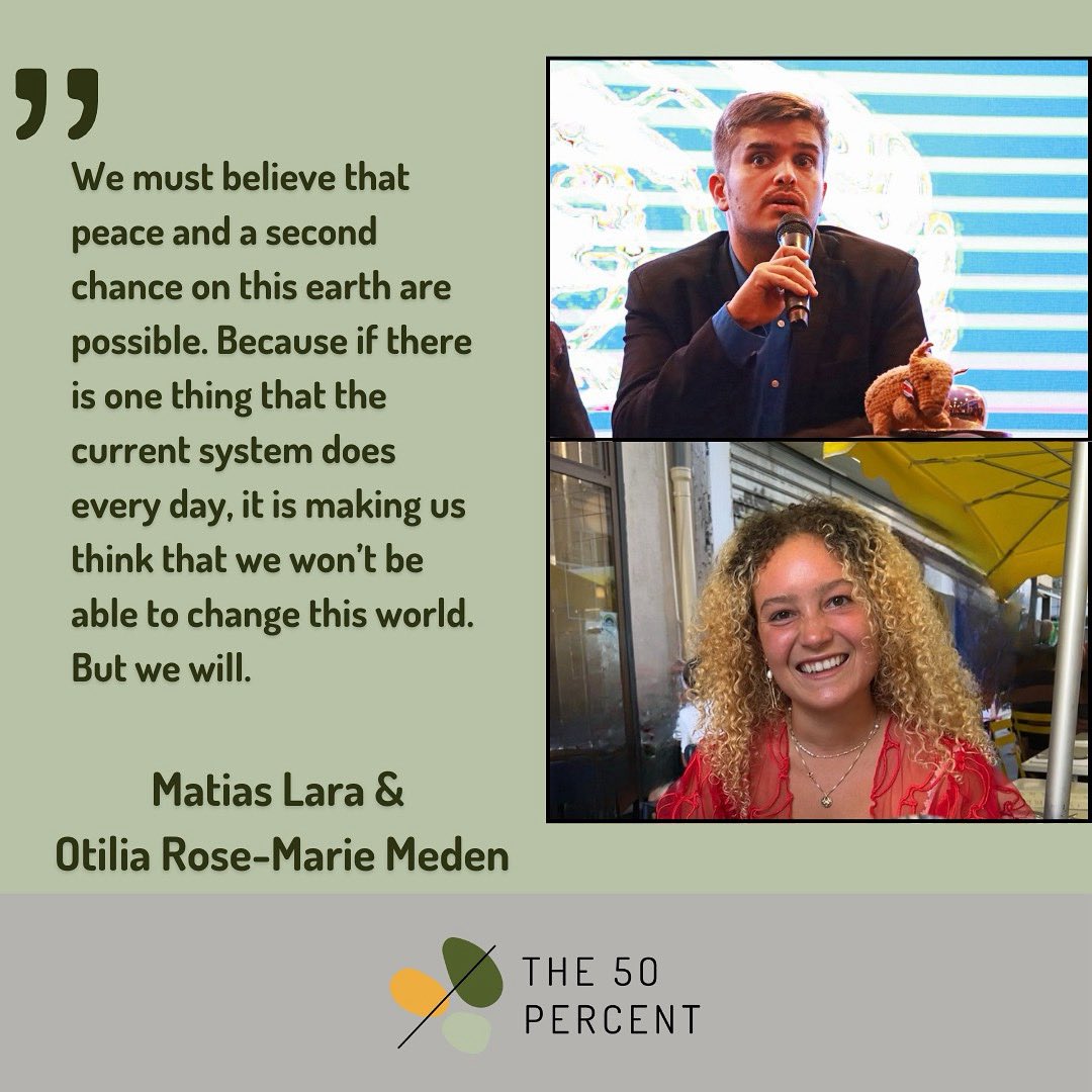 Our Co-Director Matías Lara and Otilia Rose-Marie Meden have co-authored an essay in Enduring Peace in the Anthropocene, the new report by The Club Of Rome. 🌍

📖 Read here: clubofrome.org/wp-content/upl…

#YouthForPeace #The50Percent #Peacebuilding #ConflictTransformation