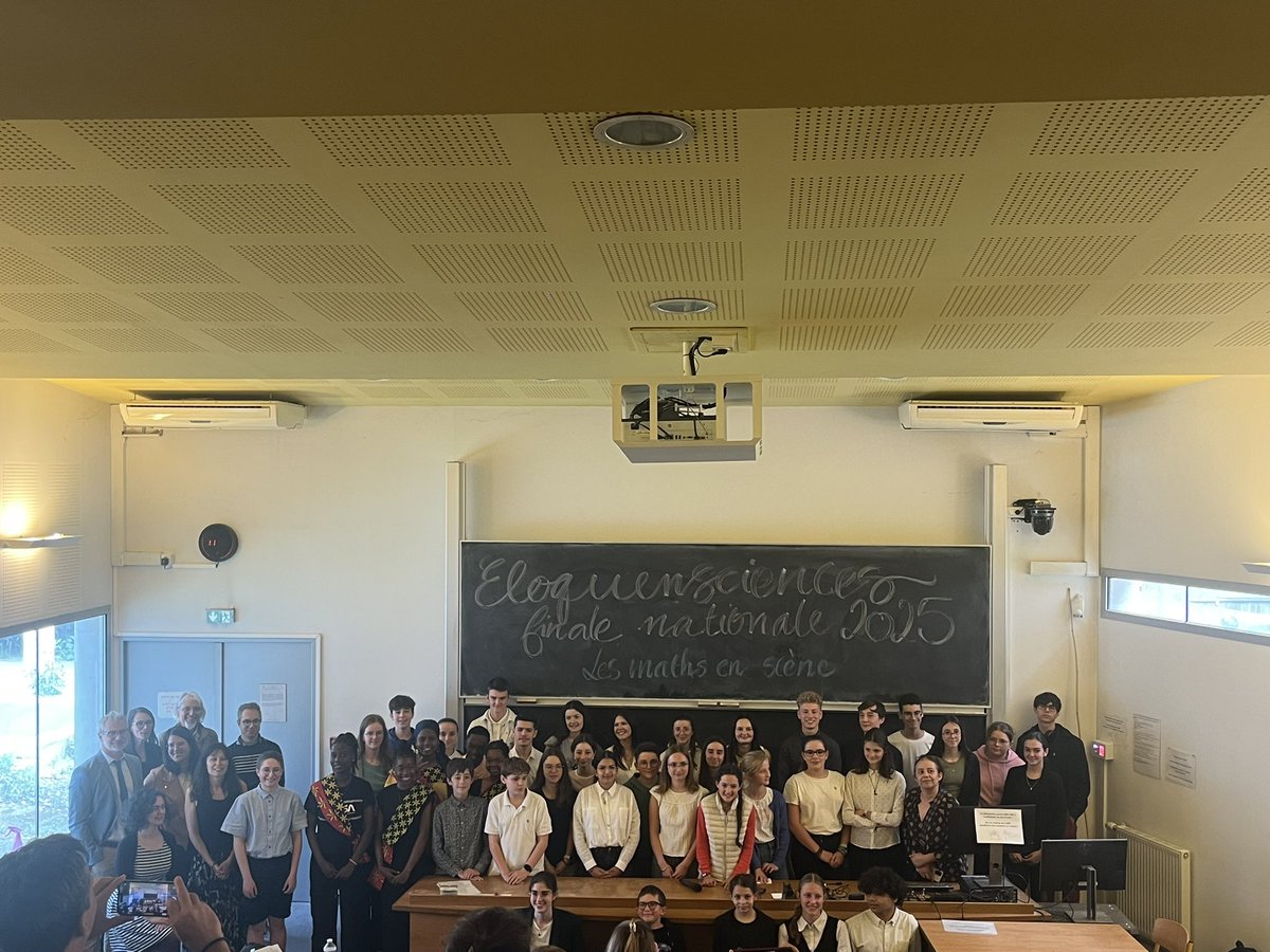 Mattei philippe (@fifoumarate) on Twitter photo Bravo à l’élève de la section européenne maths anglais du <a href="/LyceeBeaussier/">Lycee_Beaussier</a> d’être arrivée en finale nationale du concours Eloquensciences.
Merci à l’association @lesmathsenscene pour cet évènement et merci à Anna Choury pour sa conférence sur l’IA.
<a href="/MathsAcNice/">MathsAcNice</a> Bravo à l’élève de la section européenne maths anglais du <a href="/LyceeBeaussier/">Lycee_Beaussier</a> d’être arrivée en finale nationale du concours Eloquensciences.
Merci à l’association @lesmathsenscene pour cet évènement et merci à Anna Choury pour sa conférence sur l’IA.
<a href="/MathsAcNice/">MathsAcNice</a>