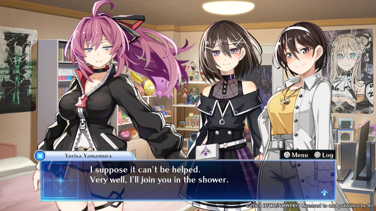 ShinsouBlue's tweet photo. Lily, please control yourself with Shina!! #DeathEndreQuestCodeZ https://t.co/F4golenemE