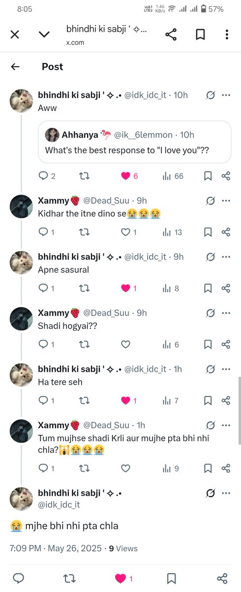 🚀🔥BREAKING NEWS 🔥🚀
<a href="/Dead_Suu/">Xammy🌶️</a> is finally married 🥳🥳🥳