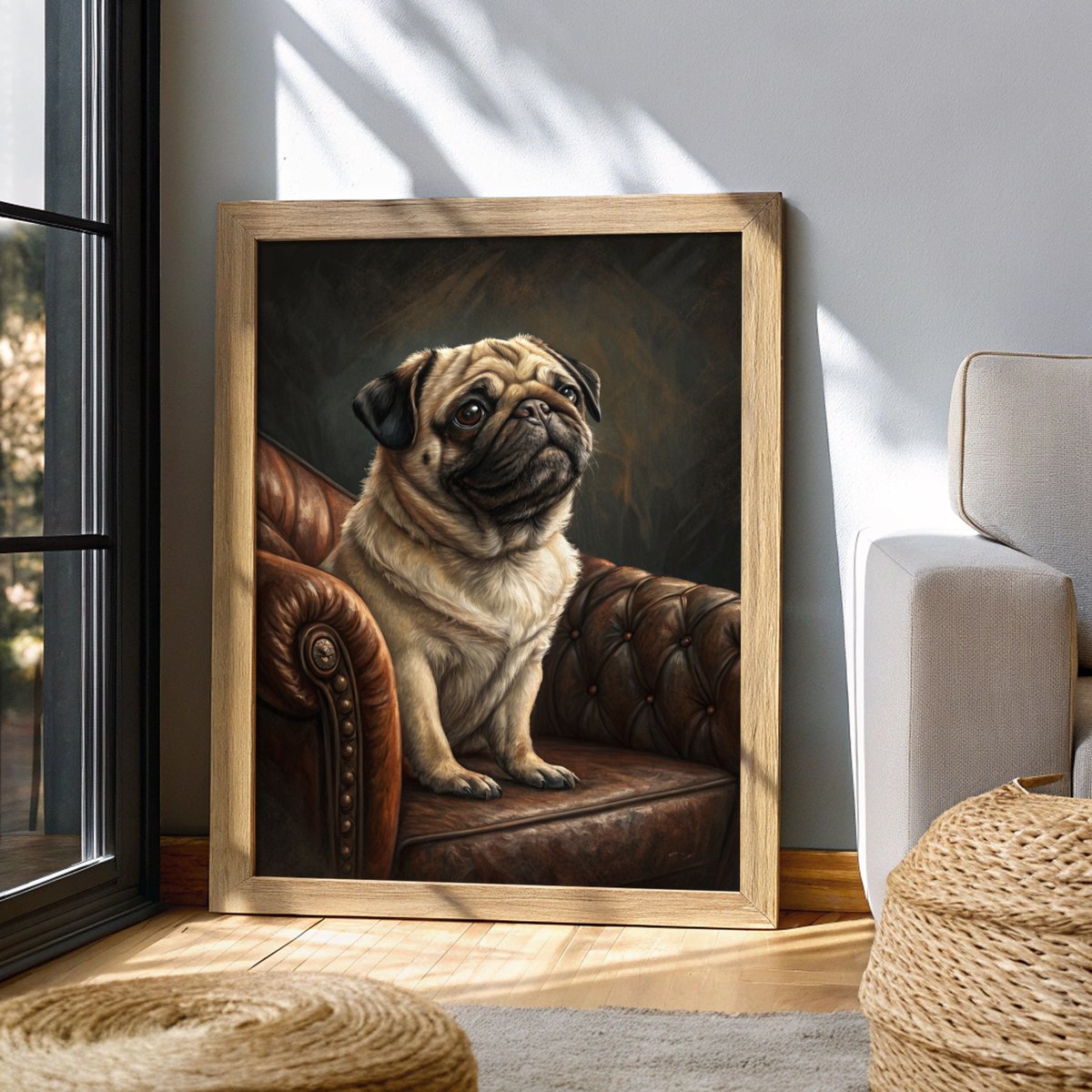 DarussDesign's tweet photo. Regal Pug on Leather Couch Art - Vintage Dog Portrait for Home by DarussDesign https://t.co/NZJb2oNQUt через @Etsy https://t.co/J8sJ6iYklP