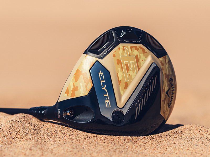 NUCLRGOLF's tweet image. 🚨⏳💣 #NEW — Callaway Golf unveils Elyte Sandstorm lineup of drivers.  

Are you digging this look?