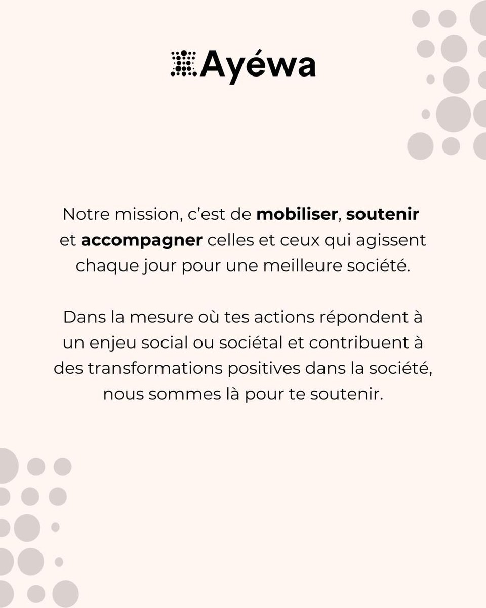 AyewaHub's tweet photo. Ayéwa, c’est un espace dynamique et collaboratif dédié à l’accompagnement des jeunes acteurs et actrices de changement au Bénin et en Afrique.

#Ayéwa

⤵️ https://t.co/qG2QAOcg3r
