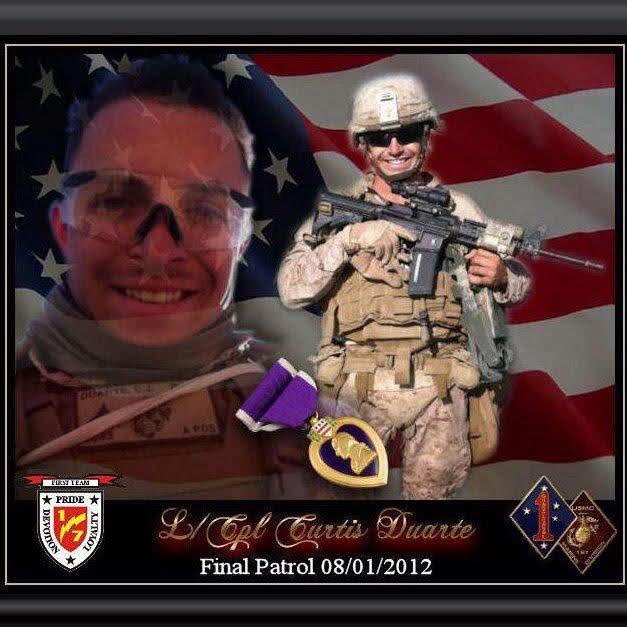 LCPL Curtis Duarte, 2012