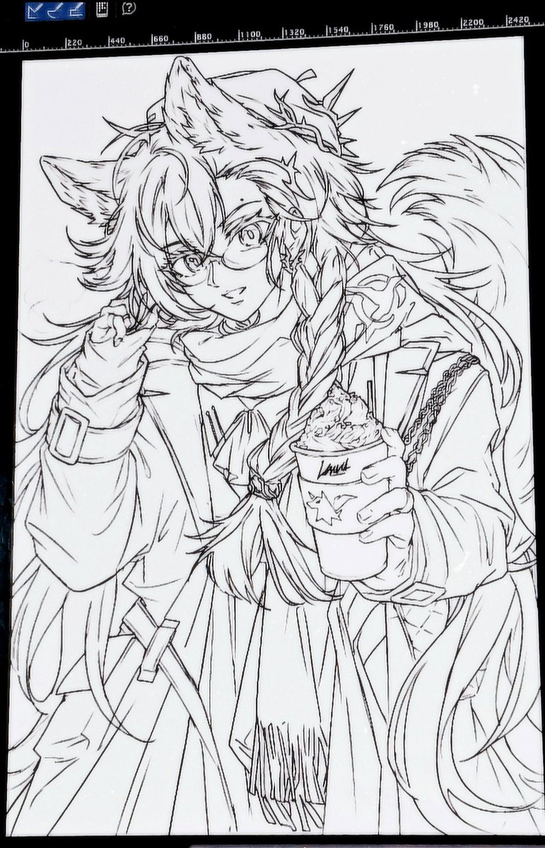 Ansanxu's tweet photo. Penance WIP for photocards..
-
-
#Arknights #明日方舟 #アークナイツ #Penance #LaviniaFalcone #ラヴィニア・ファルコーネ #拉维妮娅·法尔科内 #拉維妮婭·法爾科內 #라비니아팔코네 https://t.co/R5iThHEJU0