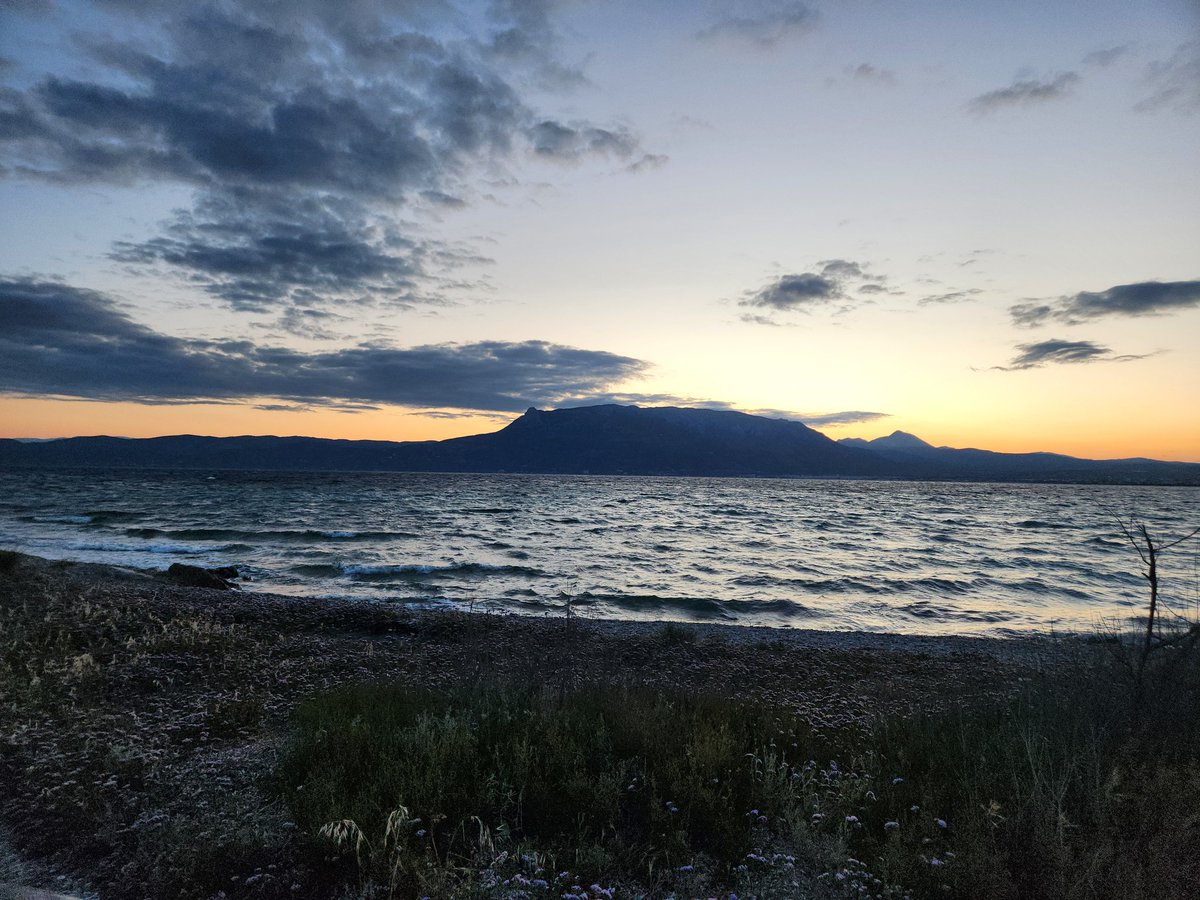 Hi guys! I'm at my field school in Greece now!! Can't say too much about it but look at this gorgeous pic I took this morning of the harbor area