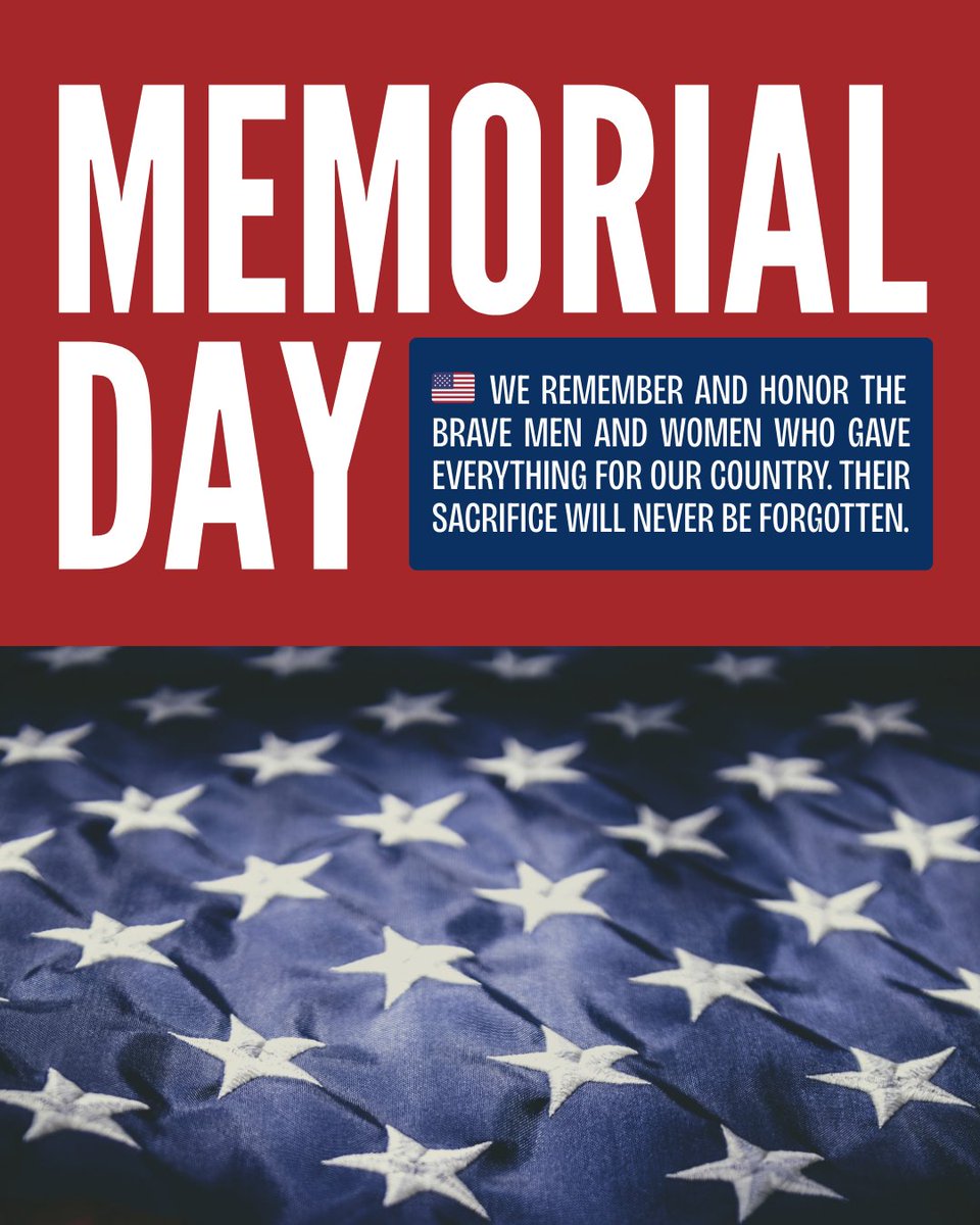 LucidAudio's tweet photo. We remember and honor the brave men and women who gave everything for our country. Their sacrifice will never be forgotten. 🇺🇸 https://t.co/9EQY0pU1Nw