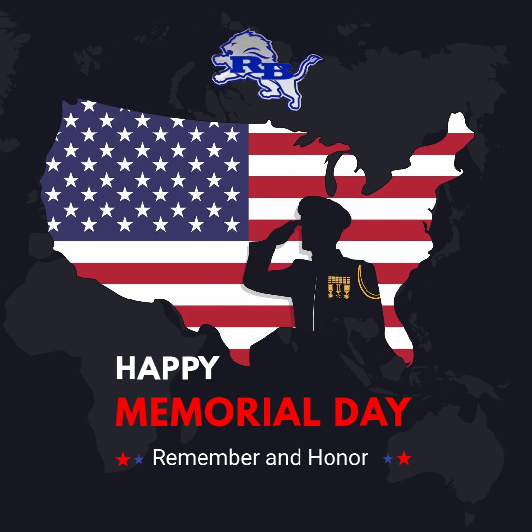 🇺🇸 Today, we remember.
Red Bank Football honors the brave men and women who made the ultimate sacrifice for our country. This Memorial Day, we pause not only to celebrate our freedom — but to reflect on the cost.

We play with heart, because others gave theirs.

#MemorialDay🦁
