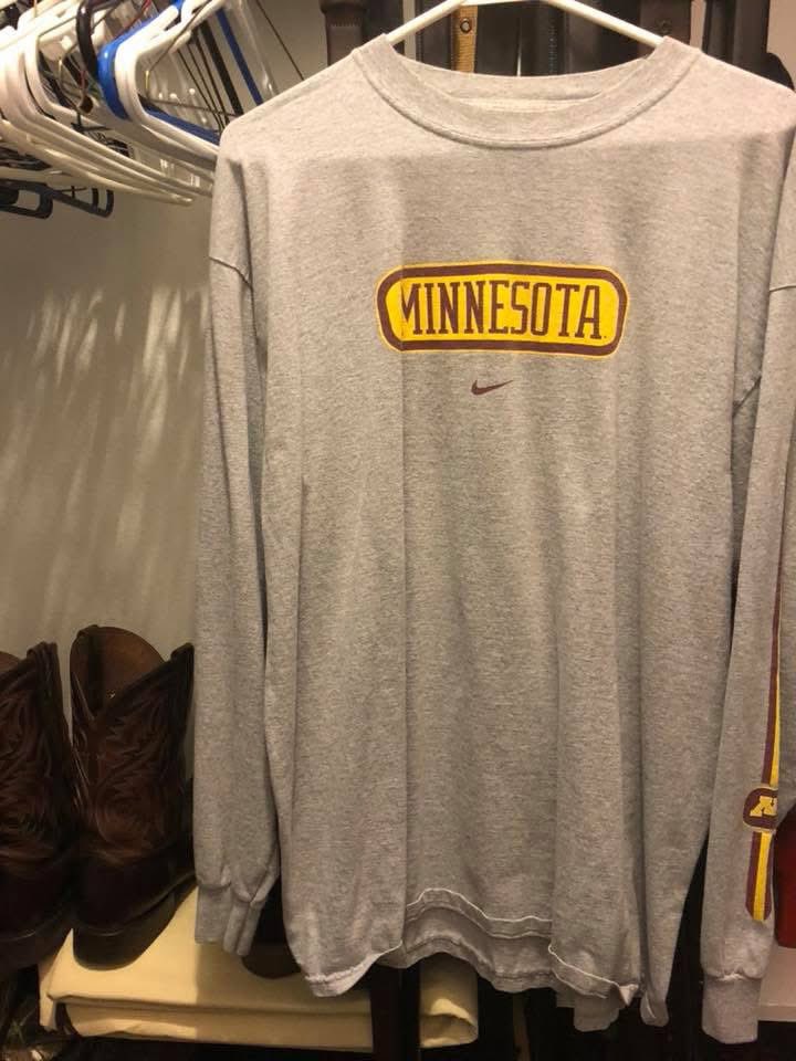 I’ve had this shirt since 2006. No, I’m not particularly a fan of Minnesota colleges or athletics. I’ve never lived in Minnesota, nor have I ever been to the University of Minnesota. Despite all of that, this shirt will forever hang in my closet.

In 2006 LCpl Robert Posivio
