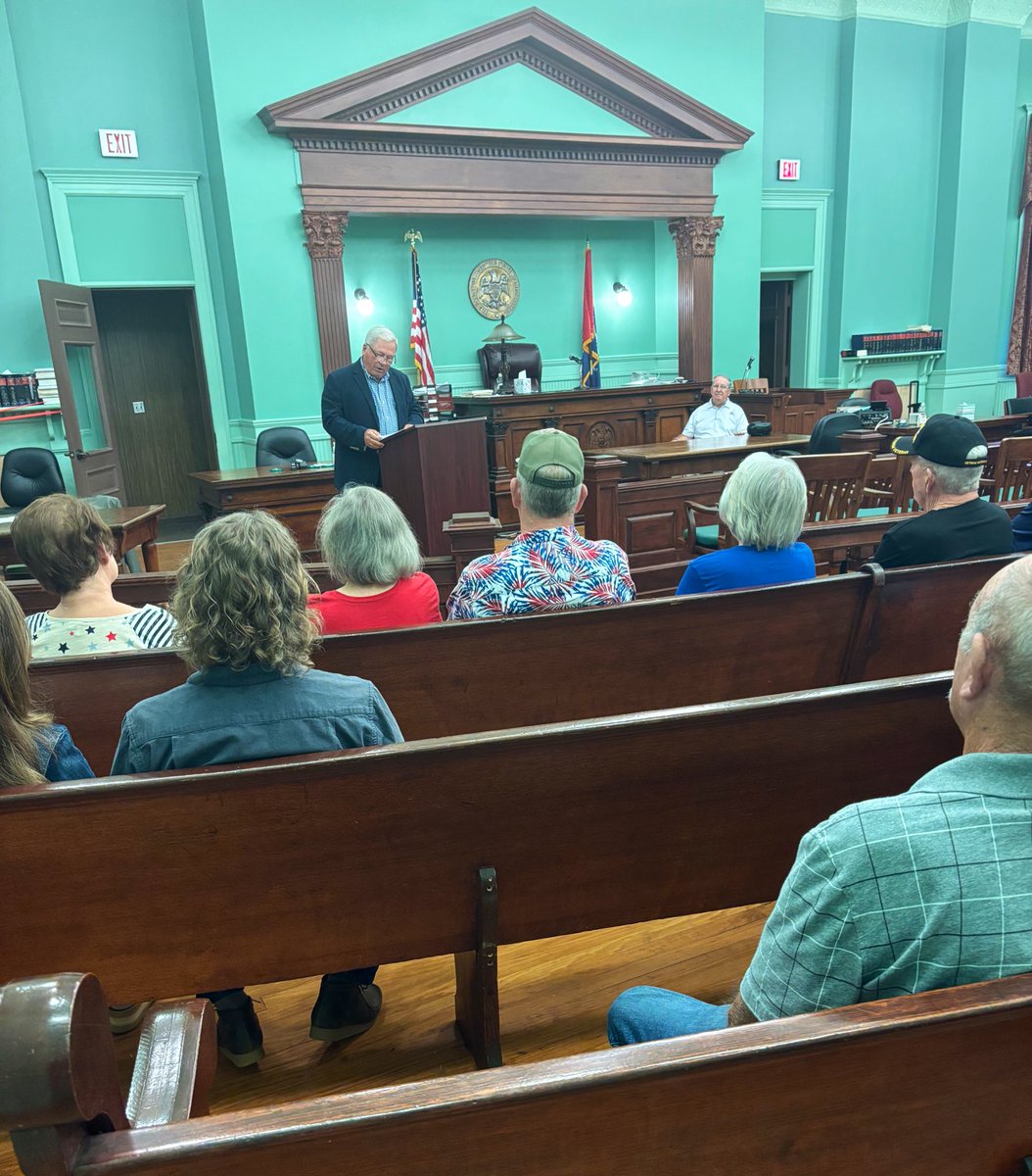 Thankful for all those in attendance for our #MemorialDay service, remembering the Jefferson Davis County service members killed in action during WWI, WWII, Korean Conflict and Vietnam War.