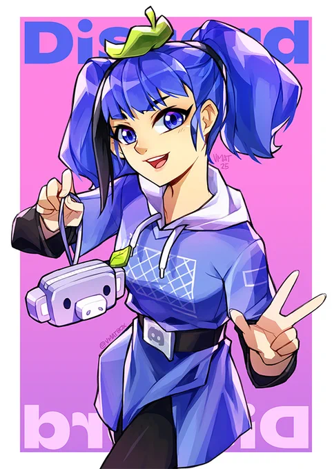 I guess I'm drawing Discord-chan every year now! 