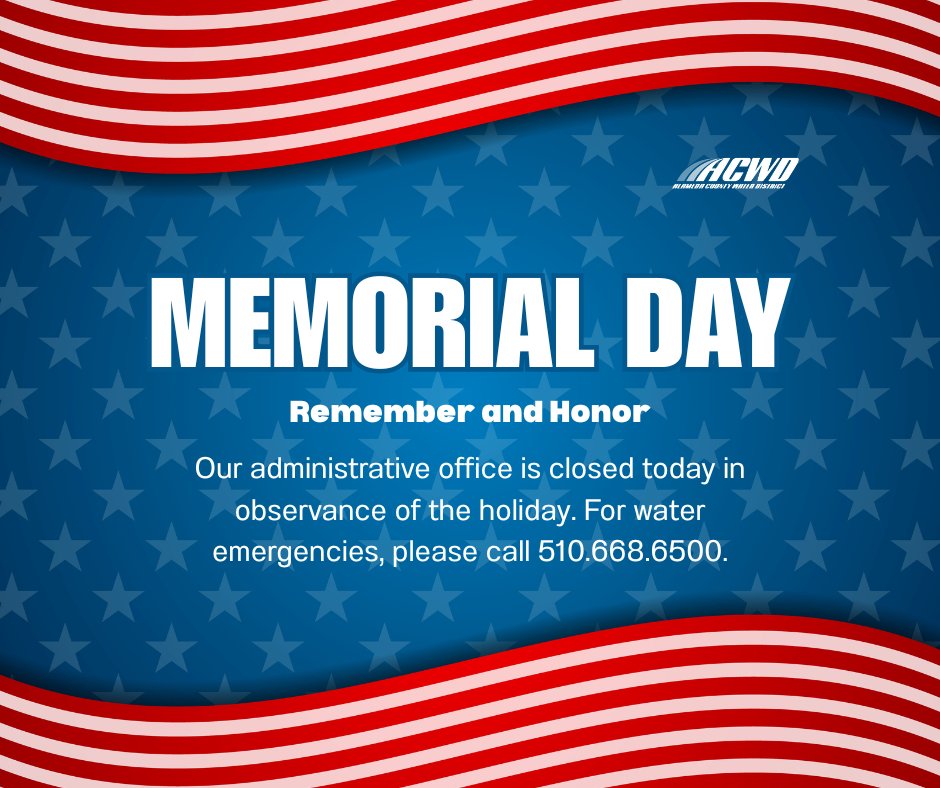 Alameda County WD tweet media