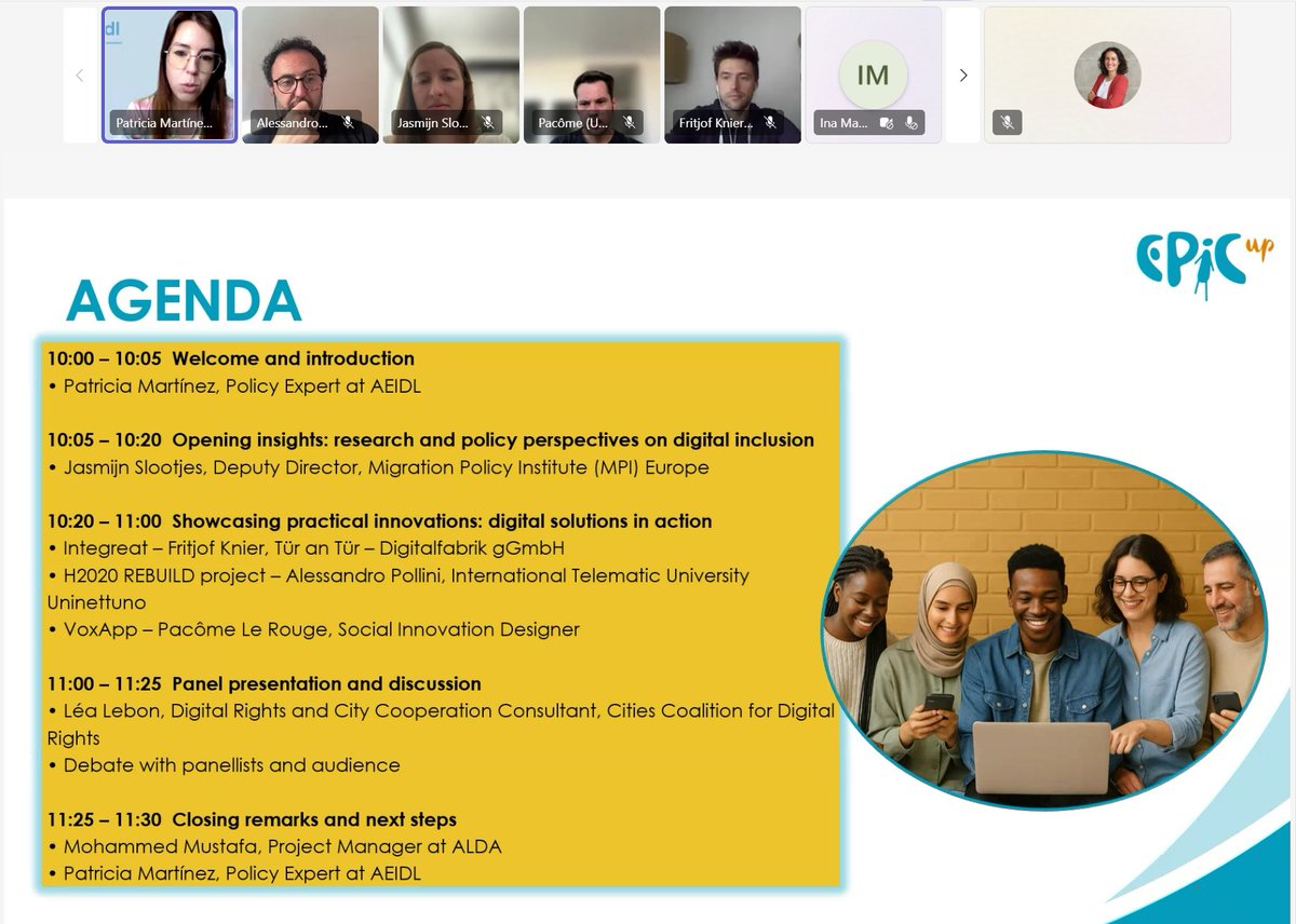 Did you miss our recent webinar on digital solutions for migrant integration?

Good news, the full recording is available! 🎥

Watch it here: youtube.com/watch?v=kR9gRn… 
#MigrantIntegration