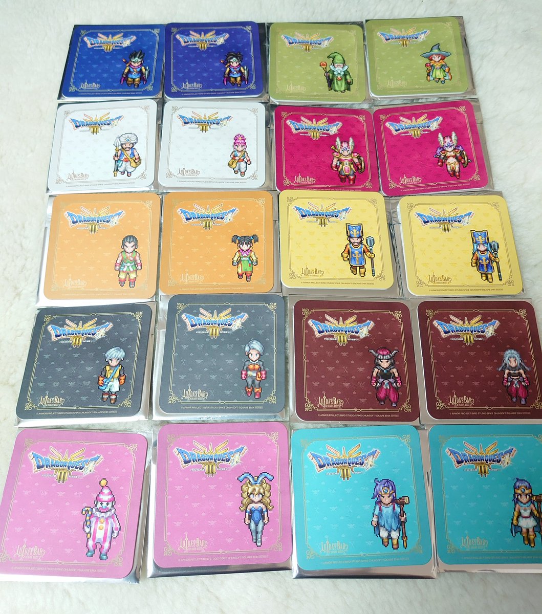 7vw48uHdWrciB9M's tweet image. 改めて、ルイーダの酒場ドラクエ3コラボコースター。
全種コンプリート出来ました✨
フォロワーの皆様、交換に応じてくださった方々、本当にありがとうございました🙇
#ドラクエ3
#ドラクエ3HD2D
#ルイーダの酒場