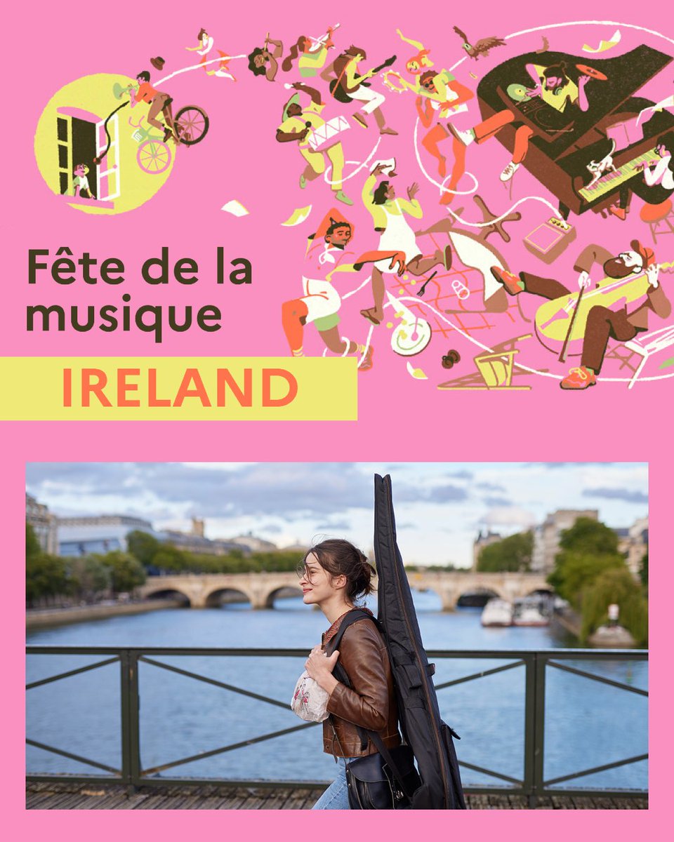 France in Ireland 🇫🇷 🇪🇺 (@franceinireland) on Twitter photo Celebrate #FêteDeLaMusique in #Ireland!
Join us for #free live music & film screenings in Wexford, Limerick, Cork, Dublin & online 🇮🇪🎵🇫🇷
🗓️11–24 June
👉Full programme tinyurl.com/2m3j3a4z
<a href="/MinistereCC/">Ministère de la Culture 🇫🇷</a> <a href="/afdublin/">Alliance Française Dublin</a> <a href="/afcork/">Alliance Française de Cork</a> <a href="/af_limerick/">Alliance Française de Limerick</a> <a href="/dubcilib/">Dublin City Libraries</a> #MakeMusicDay Celebrate #FêteDeLaMusique in #Ireland!
Join us for #free live music & film screenings in Wexford, Limerick, Cork, Dublin & online 🇮🇪🎵🇫🇷
🗓️11–24 June
👉Full programme tinyurl.com/2m3j3a4z
<a href="/MinistereCC/">Ministère de la Culture 🇫🇷</a> <a href="/afdublin/">Alliance Française Dublin</a> <a href="/afcork/">Alliance Française de Cork</a> <a href="/af_limerick/">Alliance Française de Limerick</a> <a href="/dubcilib/">Dublin City Libraries</a> #MakeMusicDay