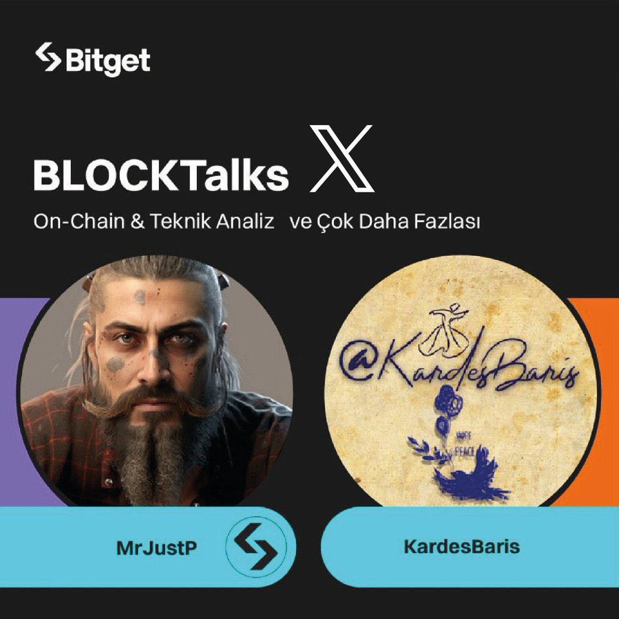 🔥 BlocktalksX bu akşam!

<a href="/MrJustP/">JustP ❄️</a> ve <a href="/KardesBaris/">Barış Kardeş</a> saat 21.00 de X'te #Bitcoin #Ethereum ve #Altcoin ler için #Onchain ve teknik konuşuyor!           

 #BTC ve #ETH başta olmak üzere #kripto market inelemeleri

 Canlı yayını kaçırmayın!