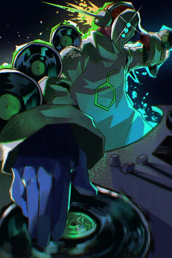 #BombRushCyberfunk #djcyberbrc #brcfanart #bombrushcyberfunkfanart