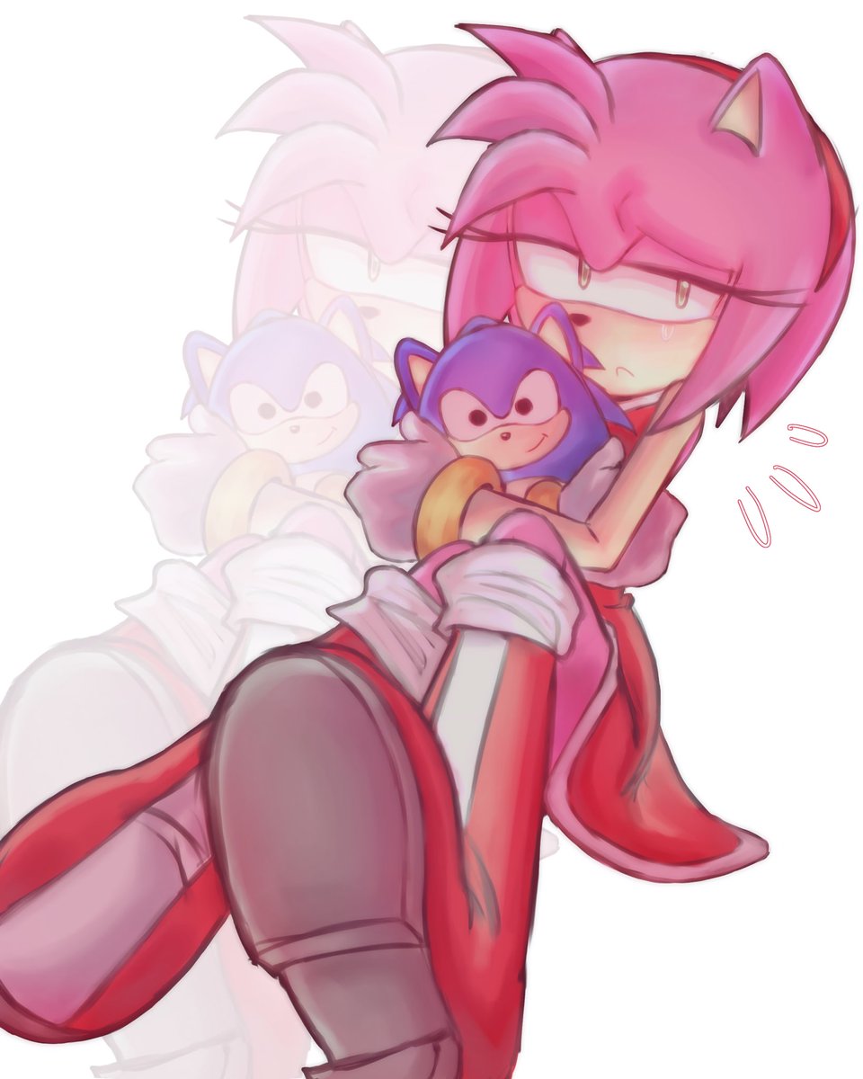 hanpiko2's tweet photo. Tested out different rendering style featuring Amy!🌹 https://t.co/w95JKlZbkt