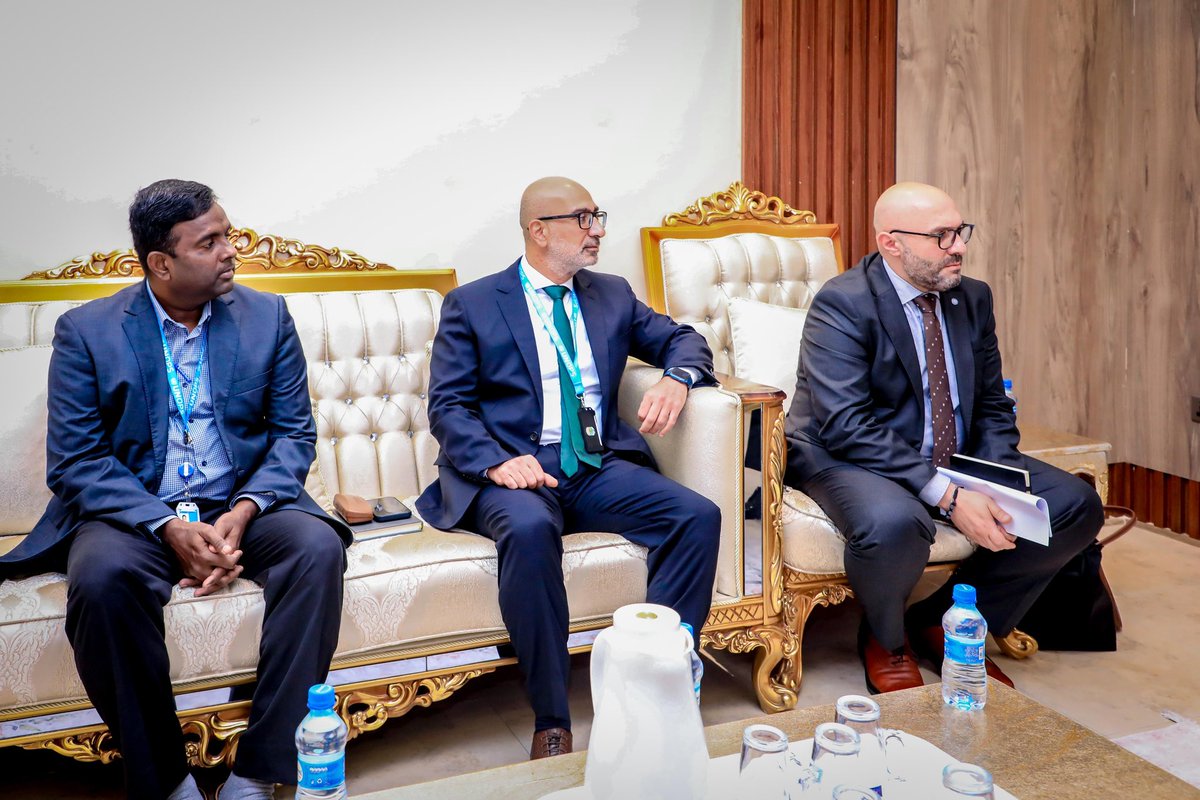 MoD-Somalia 🇸🇴 (@modsomaliya) on Twitter photo Minister of Defence H.E. <a href="/AhmedMoFiqi/">Hon. Ahmed FIQI</a> today received a UNOPS Somalia delegation led by Country Director Ala’a Nemer. Discussions focused on advancing cooperation on key infrastructure and institutional support projects implemented by UNOPS in support of the MoD and SNAF. Minister of Defence H.E. <a href="/AhmedMoFiqi/">Hon. Ahmed FIQI</a> today received a UNOPS Somalia delegation led by Country Director Ala’a Nemer. Discussions focused on advancing cooperation on key infrastructure and institutional support projects implemented by UNOPS in support of the MoD and SNAF.