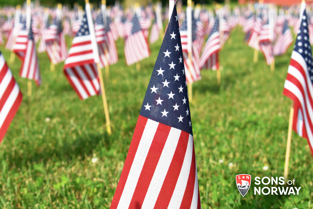SonsofNorway's tweet image. Land of the free, because of the brave. Today, we remember service, sacrifice, and selflessness.

From all of us at Sons of Norway, Happy Memorial Day.