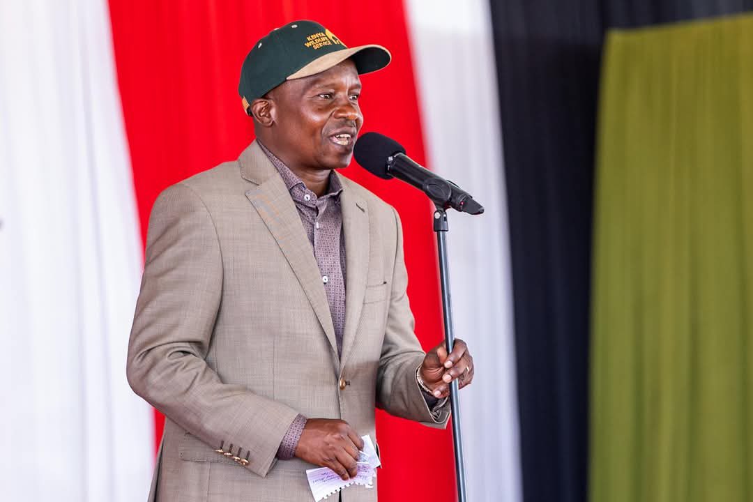 ololtuaa's tweet photo. Accompanied H.E. The President  @WilliamsRuto, PhD, CGH, and The Deputy President H .E Prof. Abraham Kithure Kindiki, EGH, at Meru National Park for the launch of KSh 950 million in Human-Wildlife Conflict compensation for FY 2024/2025. https://t.co/4MoOte9nxS