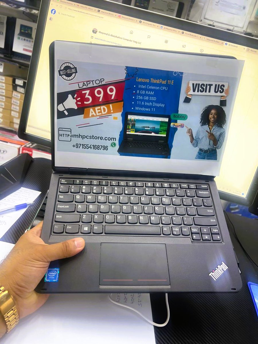 mhpcstore's tweet image. 🎮 Windows Laptop! 🎮
🟢 Pay with TAMARA in 4, 6, 8, or 12 interest-free payments.
💘 Ideal for work and school tasks!
🍒 FREE Laptop Bag + FREE Mouse
Message us on WhatsApp to order: wa.me/+971558755536